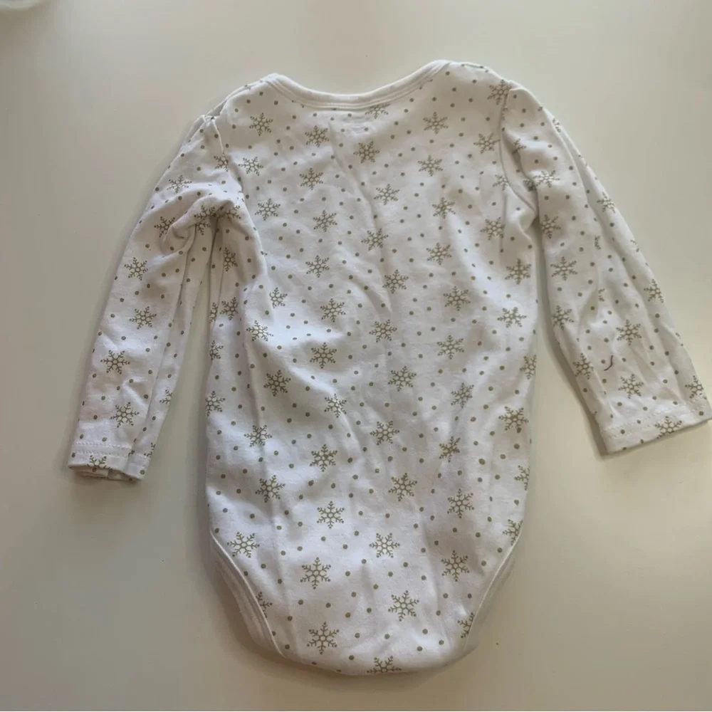 Holiday Red Ruffled Bodysuit for Kids